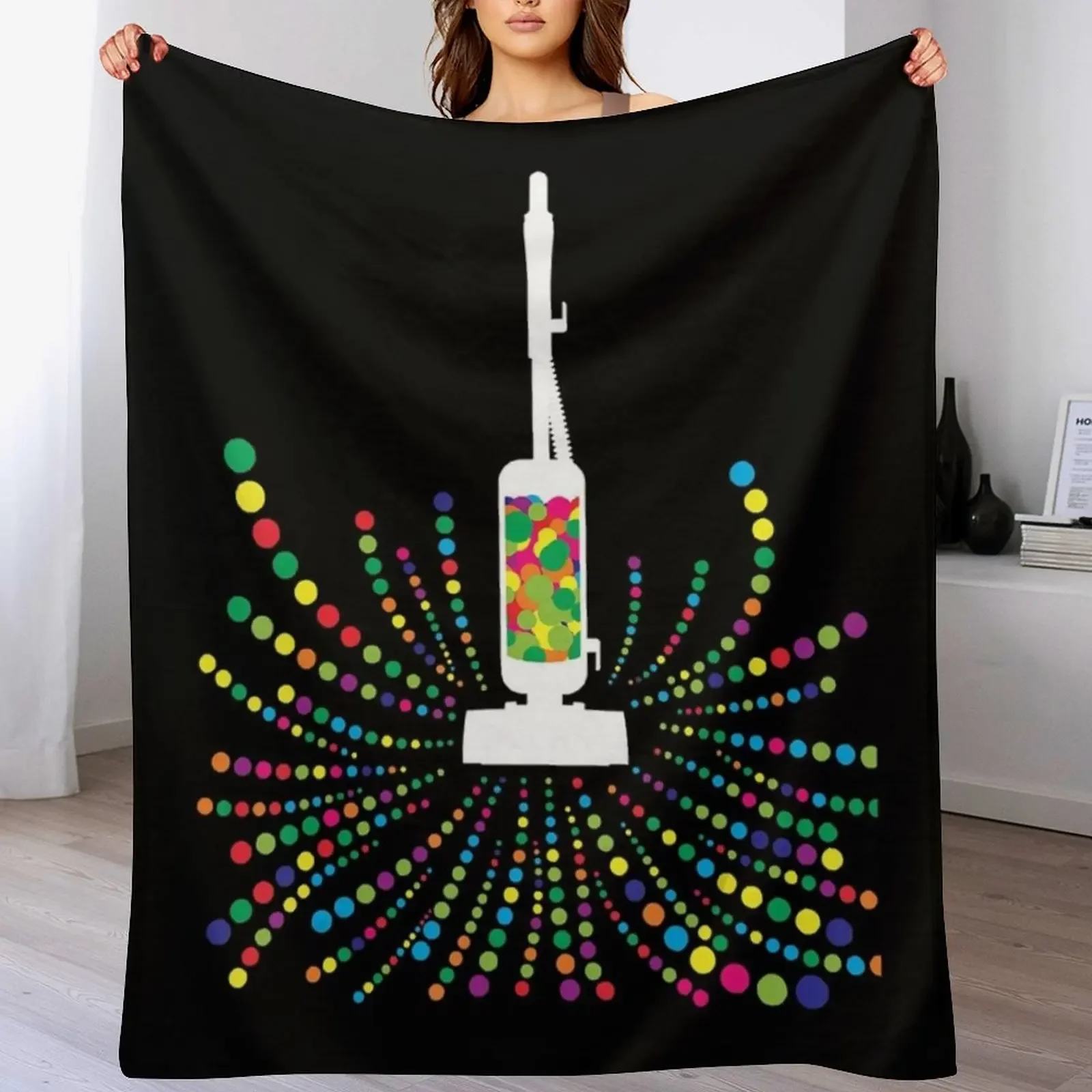 

Vacuum Cleanup Classic . Throw Blanket cosplay anime Flannels Furry Flannel Fabric Blankets