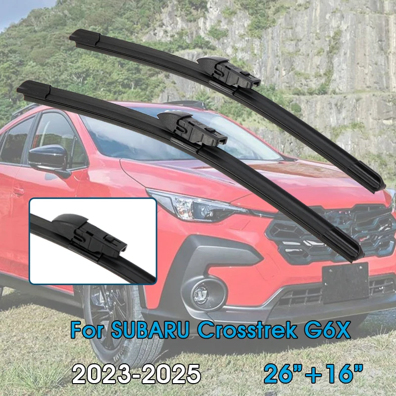

Car Wiper Blades 26"+16" For SUBARU Crosstrek G6X 2023-2025 Windshield Windscreen Front Window Blades Car Accessories