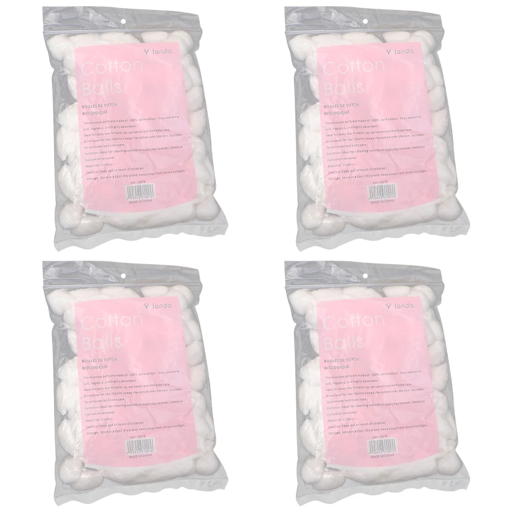 400 Pcs Makeup Remover Absorbent Cotton Balls for Tattoos Unscented Non Medical