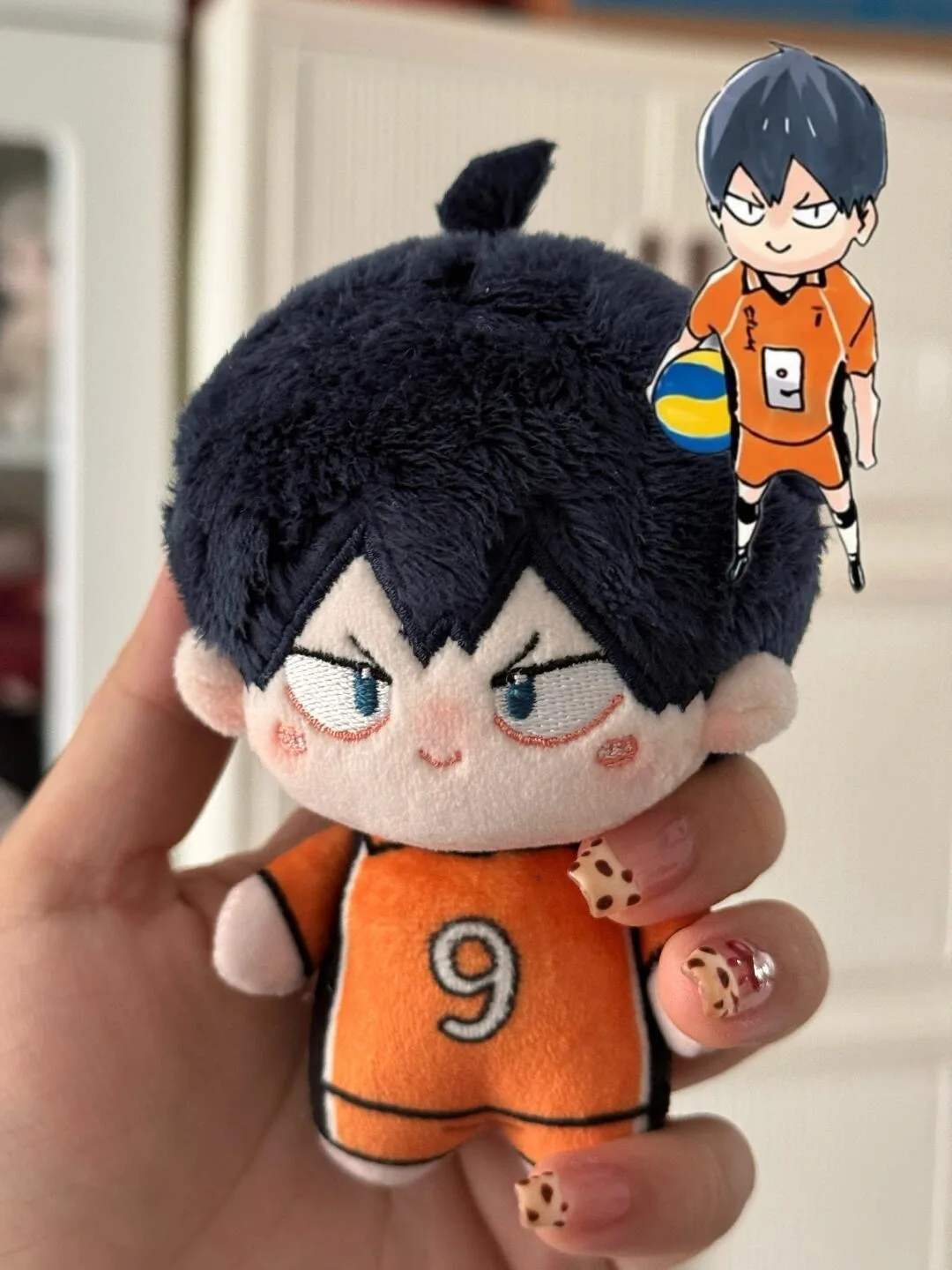 10 СМ Аниме Хайкю!! Тобио Кагеяма атрибуты красивый косплей мягкое хлопковое платье для тела Kawaii талисман подарок