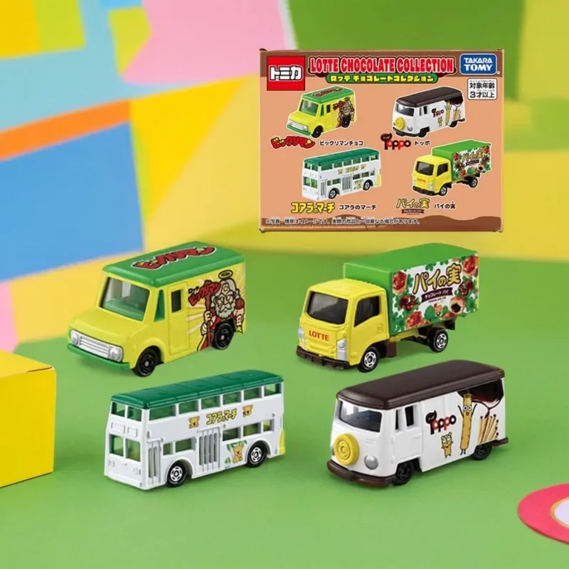 TAKARA TOMY Tomica Neue LOTTE SCHOKOLADE SAMMLUNG Legierung Diecast Sammlung Autos Modell Spielzeug für Kinder Jungen