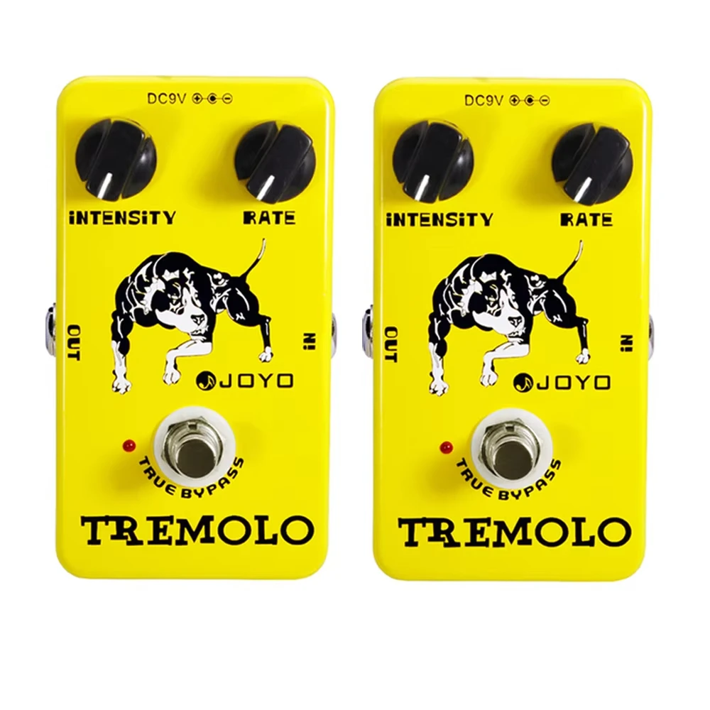 เอฟเฟคกีตาร์ JOYO JF-09 Tremolo ใช้หลอดโฟโตอิเล็กทริคในวงจรคลาสสิกแบบหลอด Tremolo