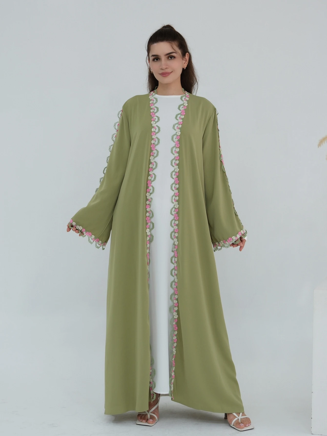 Eid Abaya Women Dress Muslim Embroidery Dubai Vestidos Largos Long Dresses Kaftan Arab Robe Party Caftan Jalabiya Ramadan 2025