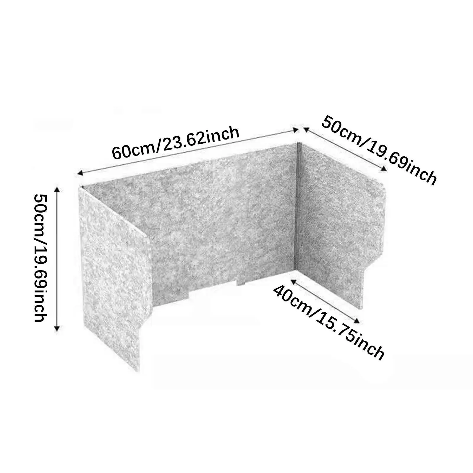 لوحة خصوصية مكتبية مقسمة للمكتب عازلة للصوت تقلل من الضوضاء ومقسم مكتب للتعلم عن بعد والمكتب والطاولة المنزلية