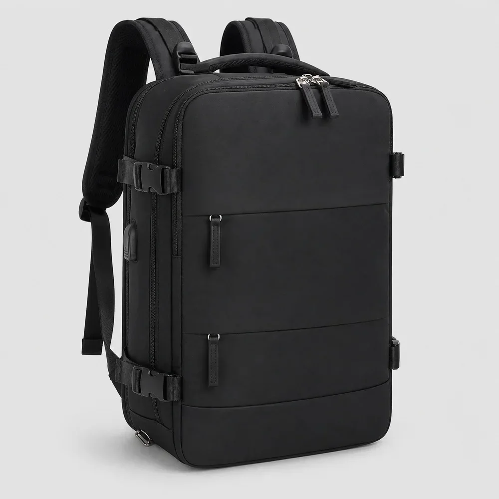Large Water Resistant Travel Backpack Sports Work Commuting School Daily Carry Multi Compartment Durable Comfortable Daypack view 2