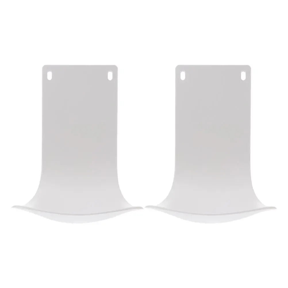 

2pcs White ABS Plastic Drip Tray for Soap Dispenser with Random Hole Design Non Slip Wash Hand Catcher for Home Hospital