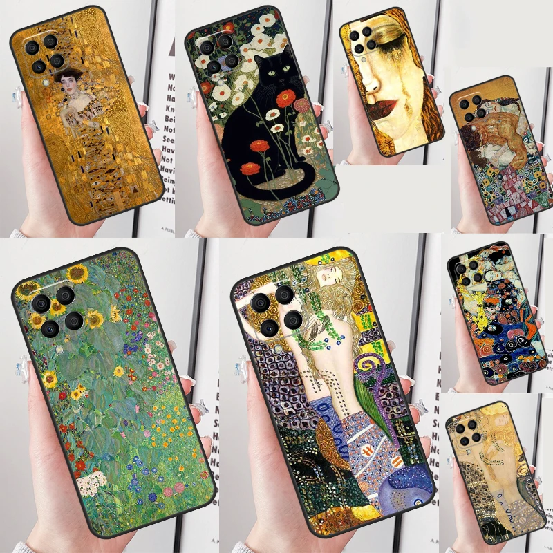 Gustav Klimt Art Cover For Samsung Galaxy M31 M51 M21 M30s M20 M13 M23 M33 M53 M12 M32 M52 M54 M34 M14 Case