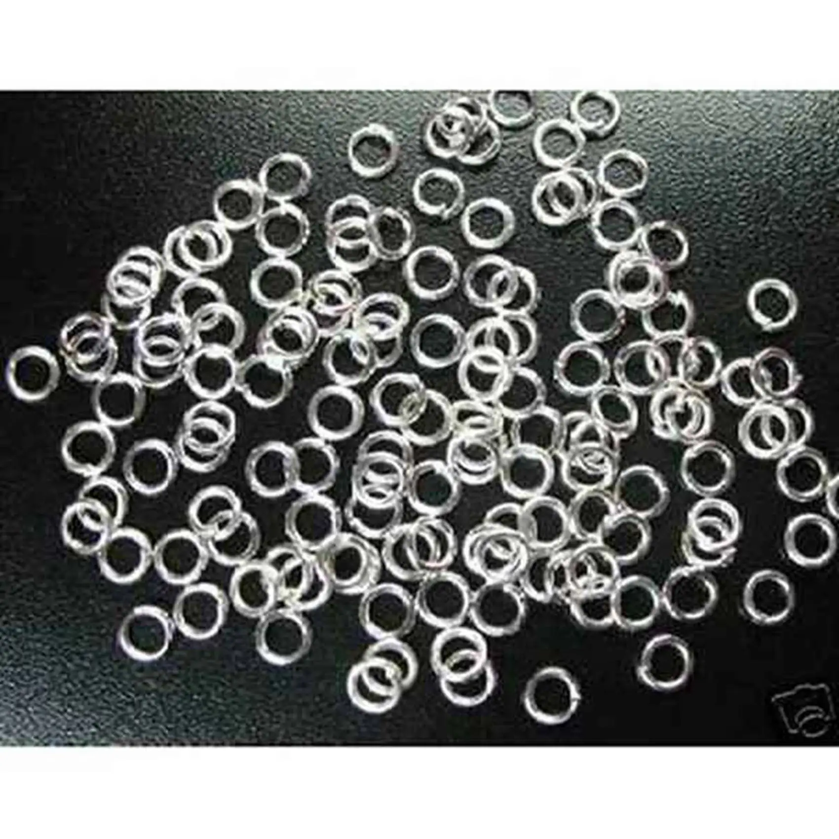 1000-Piece Open Jump Rings For Jewelry Making, 4Mm, Silver
