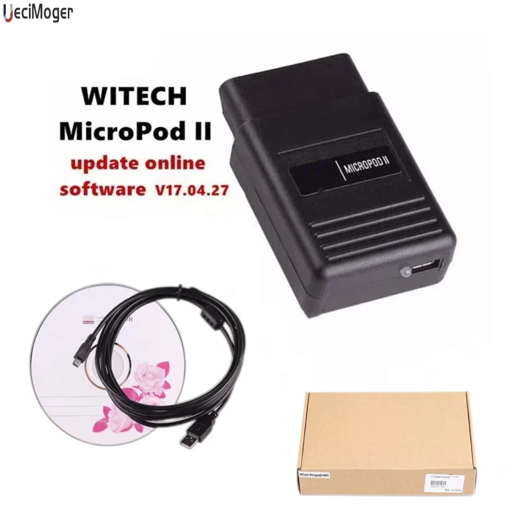 For MicroPod 2 wiTech V17.04.27 Diagnostic Tool Suitable for Chrysler Dodge Jeep and Fiat Vehicles Featuring Wi-Fi Connectivity