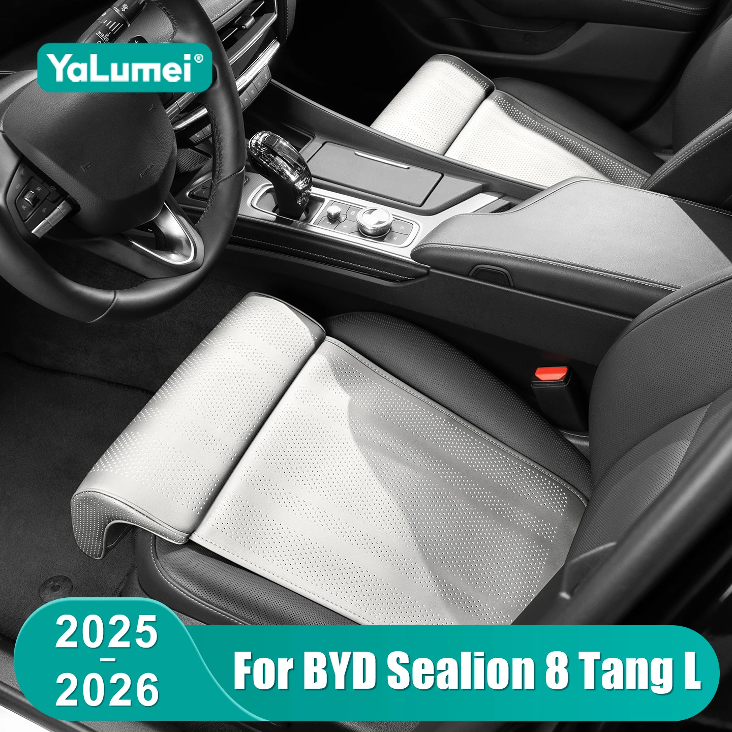 

Подушка-удлинитель для поддержки ног на сиденье автомобиля для BYD Sealion 8 Tang L 2025 2026, чехол на сиденье, удлинитель из пены с эффектом памяти, аксессуары для интерьера