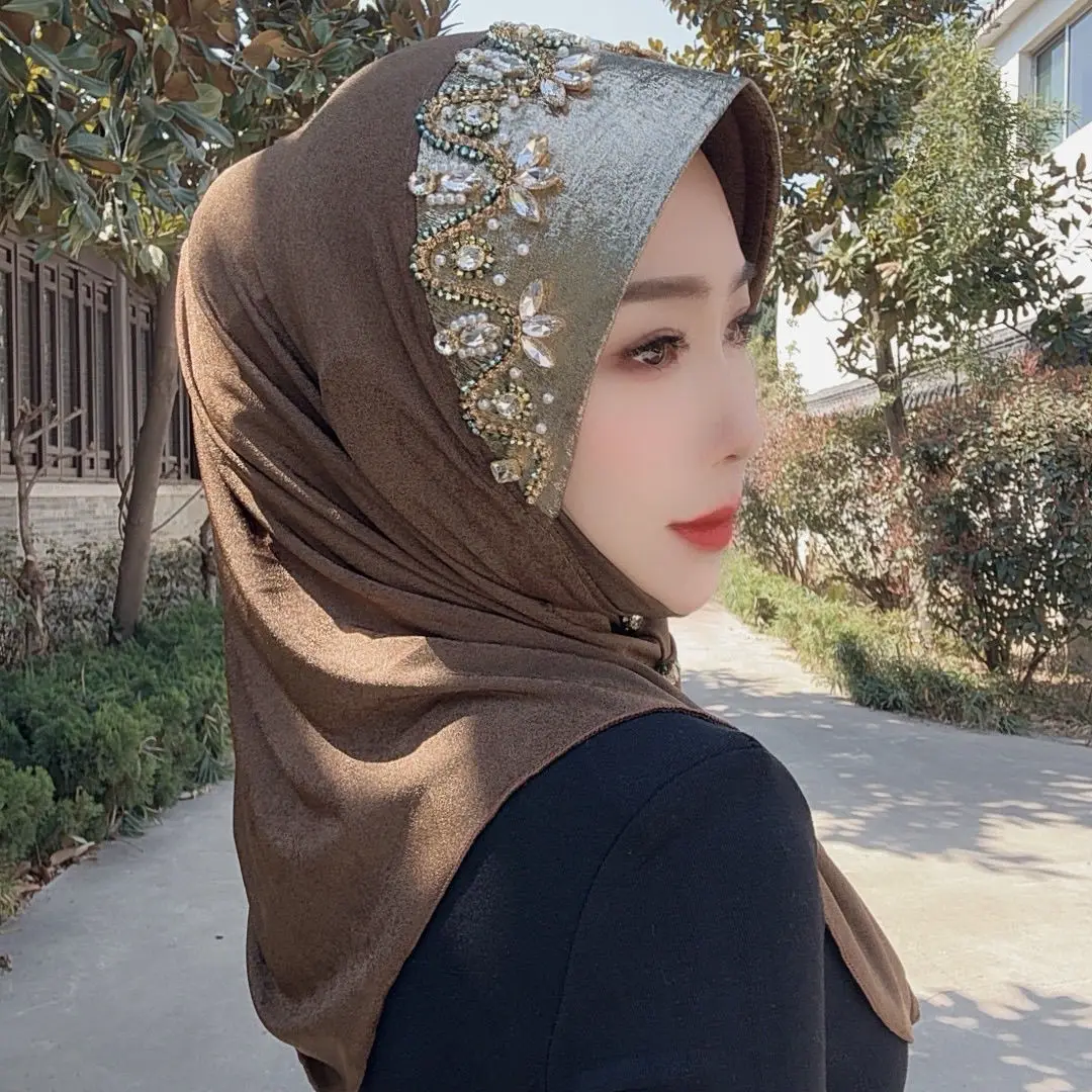 

Hijab Muslim Women Shawl Headscarf Freeshipping Luxury Tassels Chiffon Scarf Malaysia Kufi Islam Summer Thin 05385