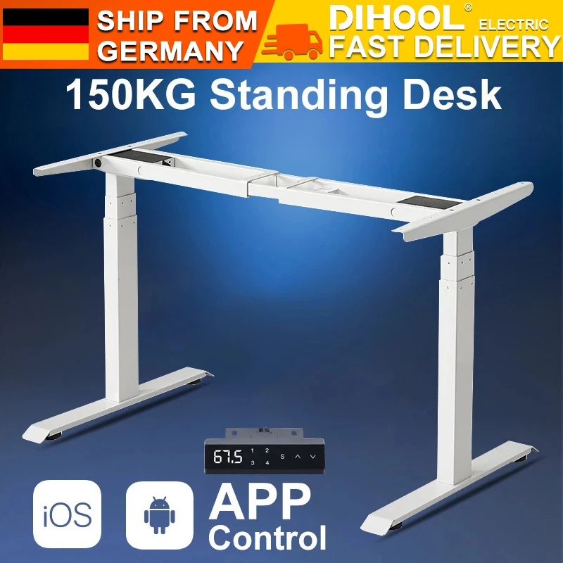 

Adjustable Standing Desk Electric Lifting Table Height Adjustable Computer Stand Up Desk Stand Legs Controller Lift Column