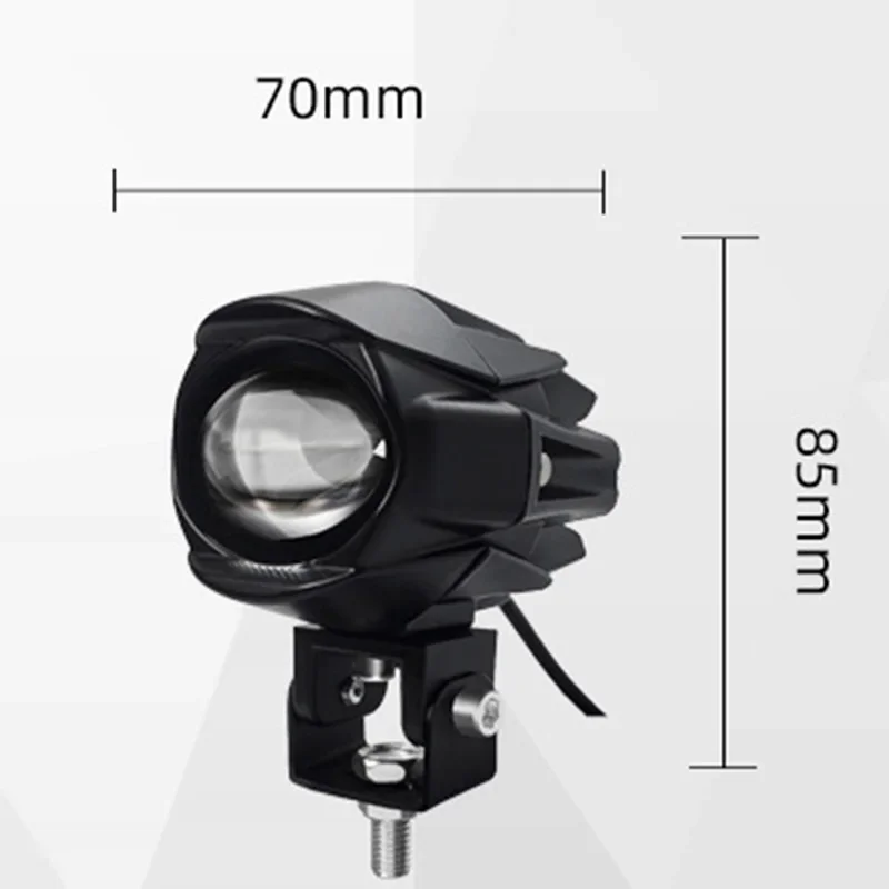 1/2Pcs 9-36V 30W Universal Motocycle Spotlight Headlight External Auxiliary Lights LED Driving Fog Lamp Accessories For ATV SUV