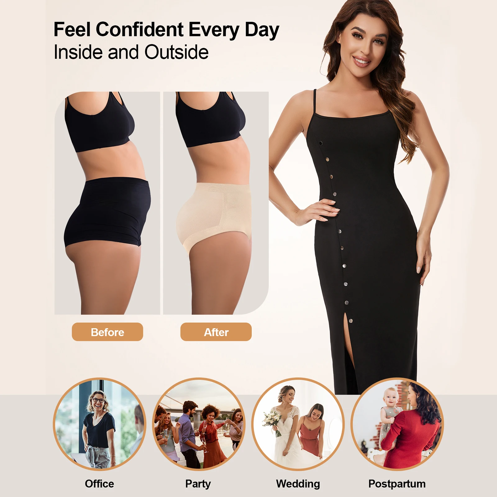 Simiya Frauen Shape wear Control Höschen Bauch Kontrolle Schlüpfer Low Rise Cross Compression Abs Shaping Hosen Slips Body Shaper