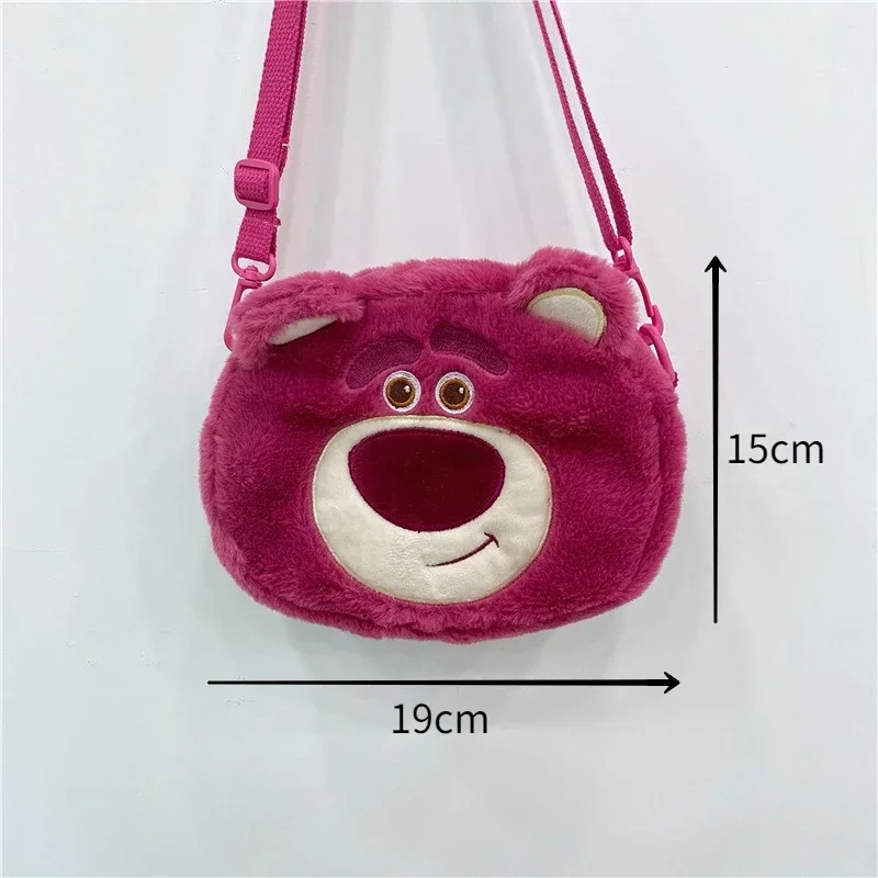 Disney Toy Story 3 Lotso Shoulder Bag for Women Anime Messenger Bags Cosplay Makeup Bag Mobile Phone Bags Handbag Kawaii Bags