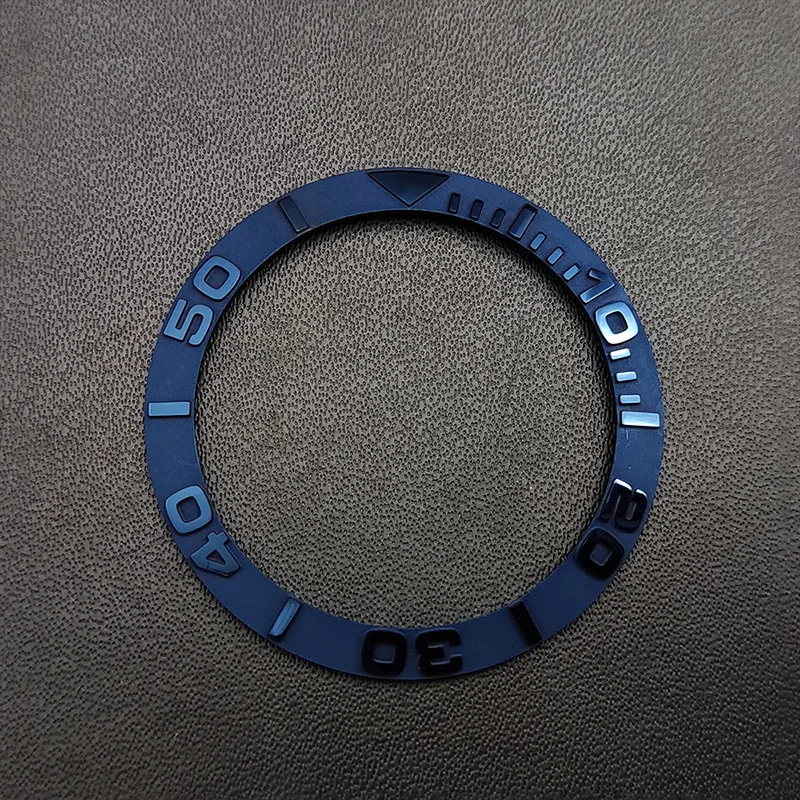 38mm Curved Ceramics Bezel Insert Fits SKX007 SKX009 SRPD GMT Watch Case NH35 NH36 Movement Men Watch Ring Parts