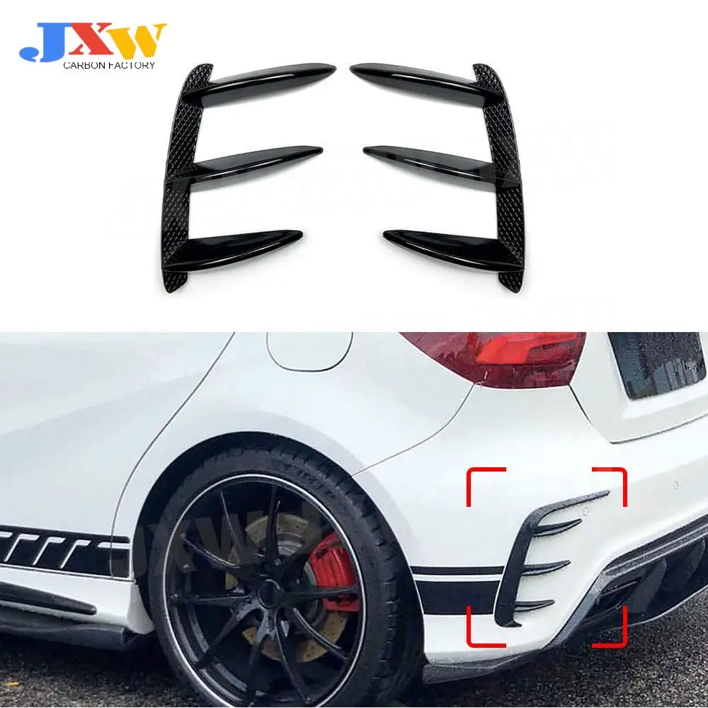 

ABS Rear Bumper Diffuser Side Air Fender Spoiler Body kits for Mercedes Benz A Class W176 A200 A260 2013-2018 Cars Accessories