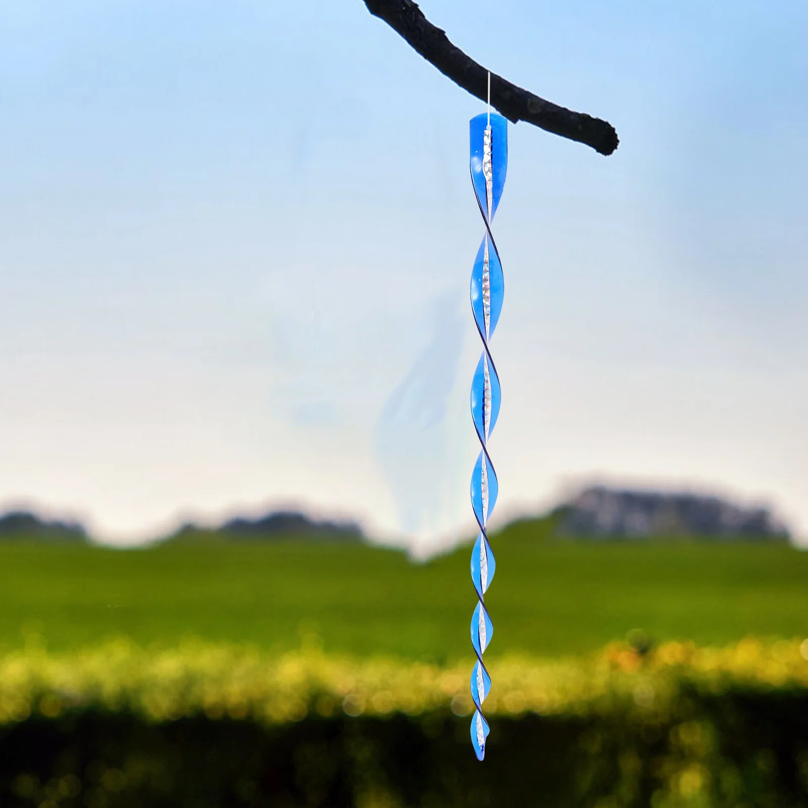 10Pcs Reflective Suspension Bird Repellent Rods for Garden Lawn Pond Airport Effective Pigeon Deterrent Birds Scare Rods