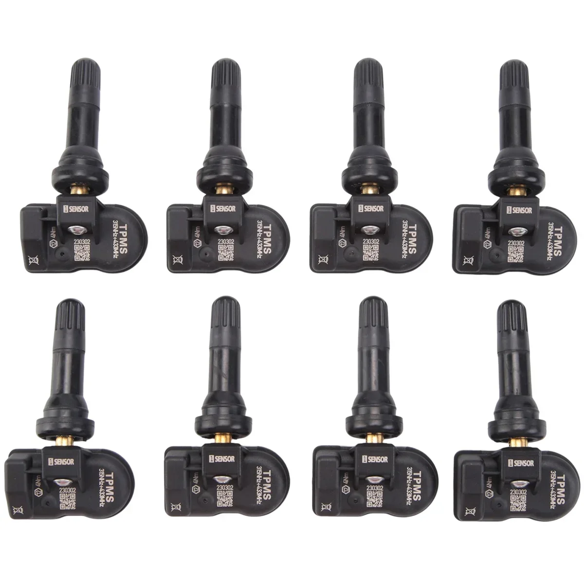 Hot sales 8Pcs TPMS Sensor 433MHz 315MHZ Universal 2 in 1 Programmable MX-Sensor for-Autel Tire Pressure Monitoring System