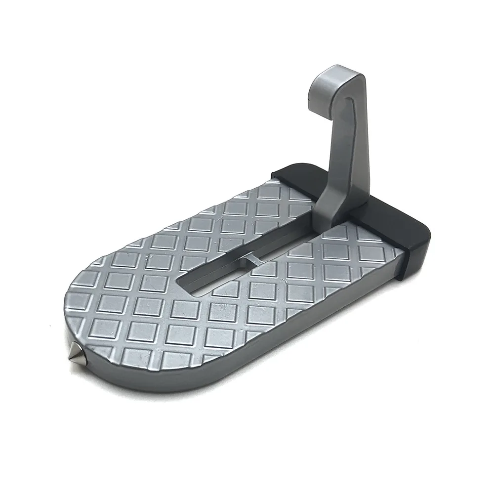 Degrau de Porta Dobrável Automático para Carro, Multifuncional, Gancho de Trava Universal, Pedal de Alumínio, Acessório de Segurança, Suporte de Apoio