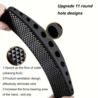 6-in-1 Horse Beauty Brush,Non Slip Grip and Ventilated Design,Suitable for Bathing,Massage and Hair Removal Horse Cleaning Tools 2