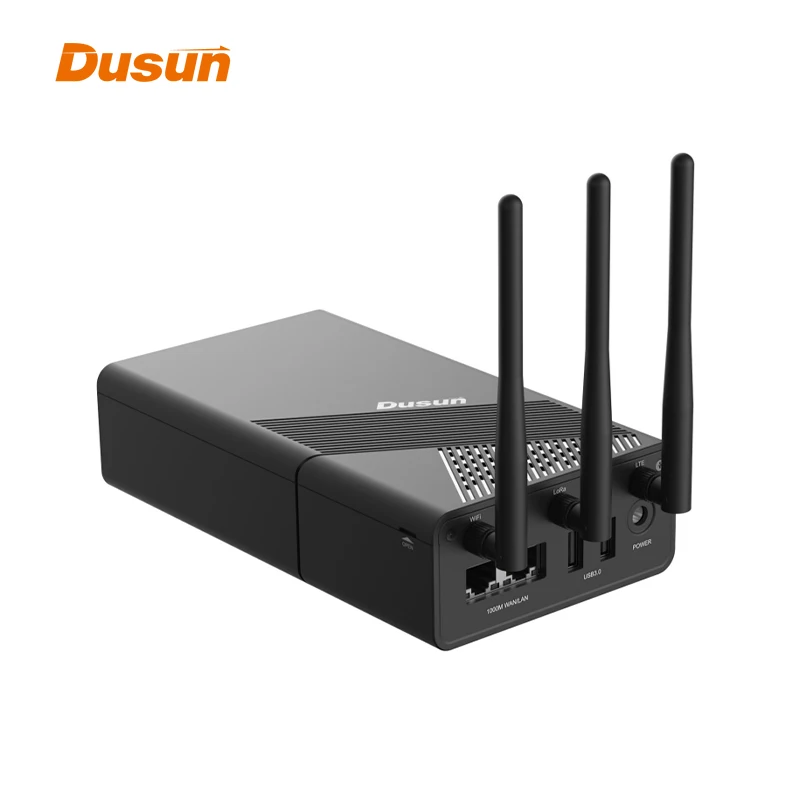 Dusun Multiple Systems Raspberry Pi4 Zigbee3.0 BLE5 Z-WAVE Sub-G IoT Gateway For Developers