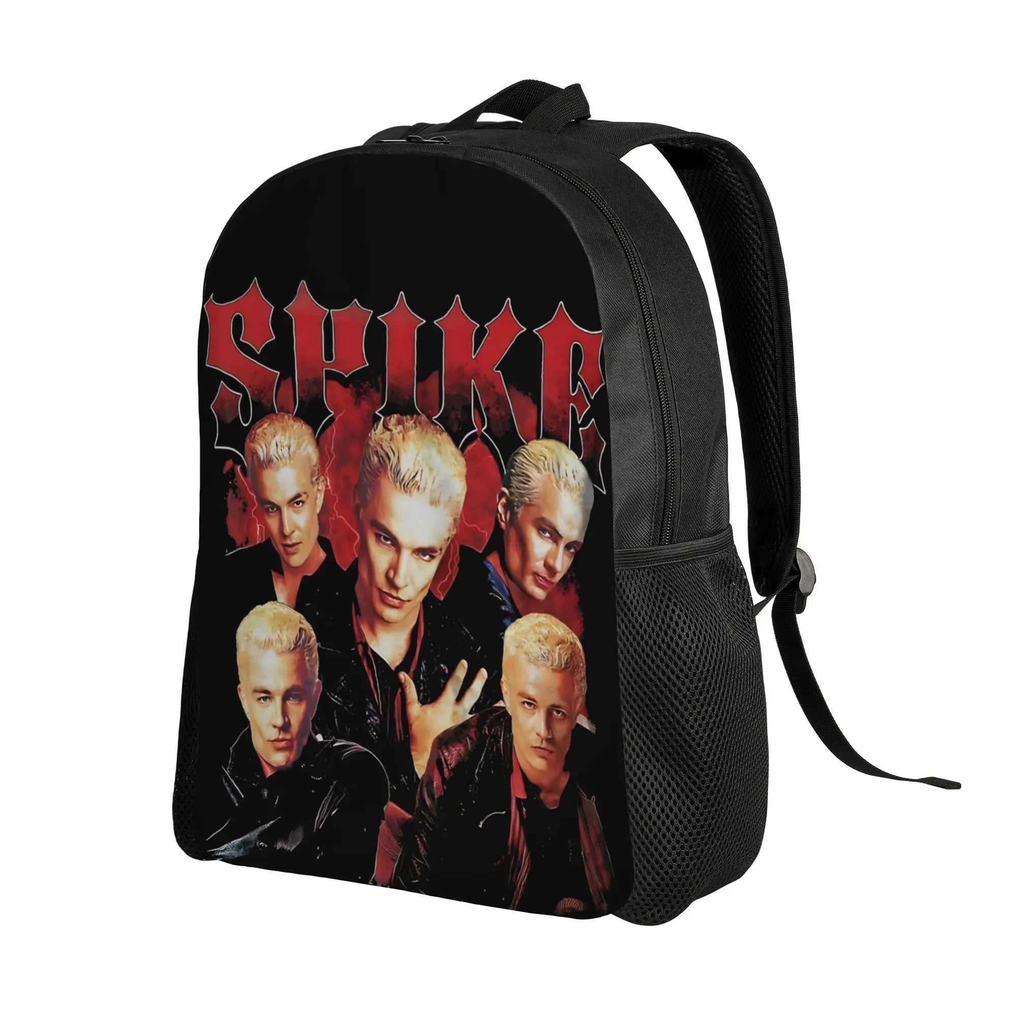 Vintage Buffy the Vampire Slayer Spike Cool Backpack Lightweight High School Work  Daypack for Men Women College Canvas Bags
