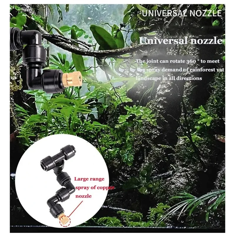 Automatic Electronic Timer Intelligent Spray System Rainforest Crawler Control Sprinkler Spray Rainforest Kit