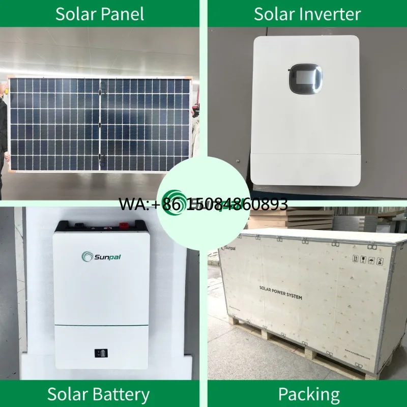 5Kw 15Kw 20Kw 30Kw Off Grid Balcony Solar Energy Storage System Complete Set