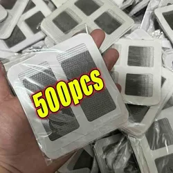 Disposable Hair Drain Catcher Mesh Anti-blocking Shower Bathroom Filter Stopper Floor Drains Sticker Window Screen Repair Patch