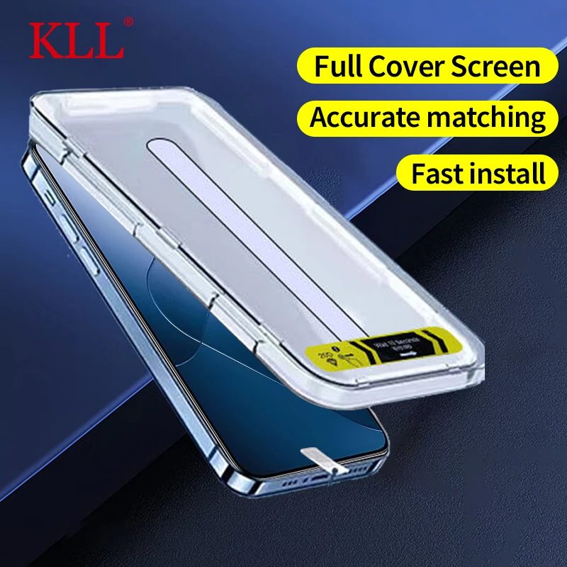 

With One-click Installation Cover Tempered Glass For Xiaomi 13T 12T 14 11 Lite Screen Protector Poco F5 F6 X6 X5 Pro M6 Plus