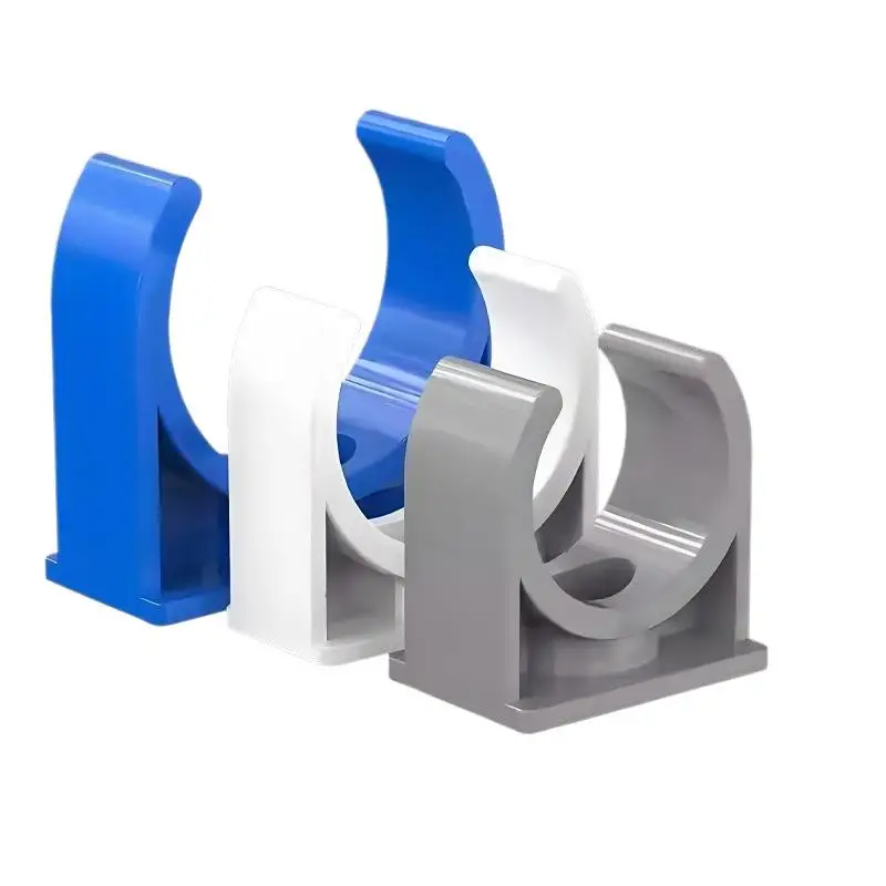 100 Pieces/Pack PVC Conduit Clamps For 16/20/25/32mm Pipes U-shaped Water Pipe Clamps