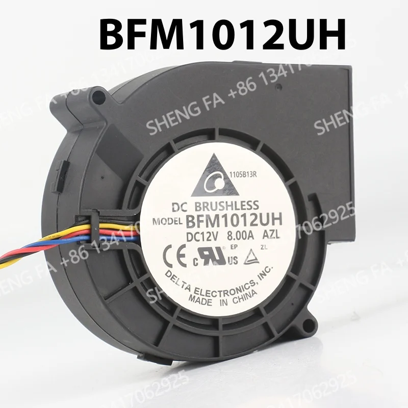 4-wire temperature control violent turbine blower Delta 5V 24V 48V DC12V 8.00A AC EC 9733 97X94X33MM 9.7CM BFM1012UH cooling fan