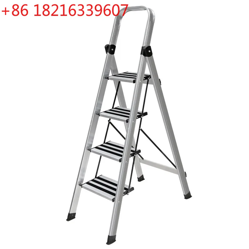 YAO aluminum alloy ladder household indoor thickened telescopic folding ladder multi-functional