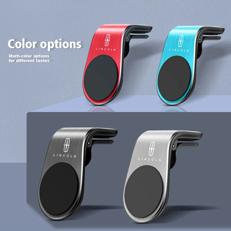 

Magnet Phone Holder GPS Stand Air Vent Clip Car Accessories For Lincoln Navigator Continental Nautilus Aviator MKZ MKX MKC MKT