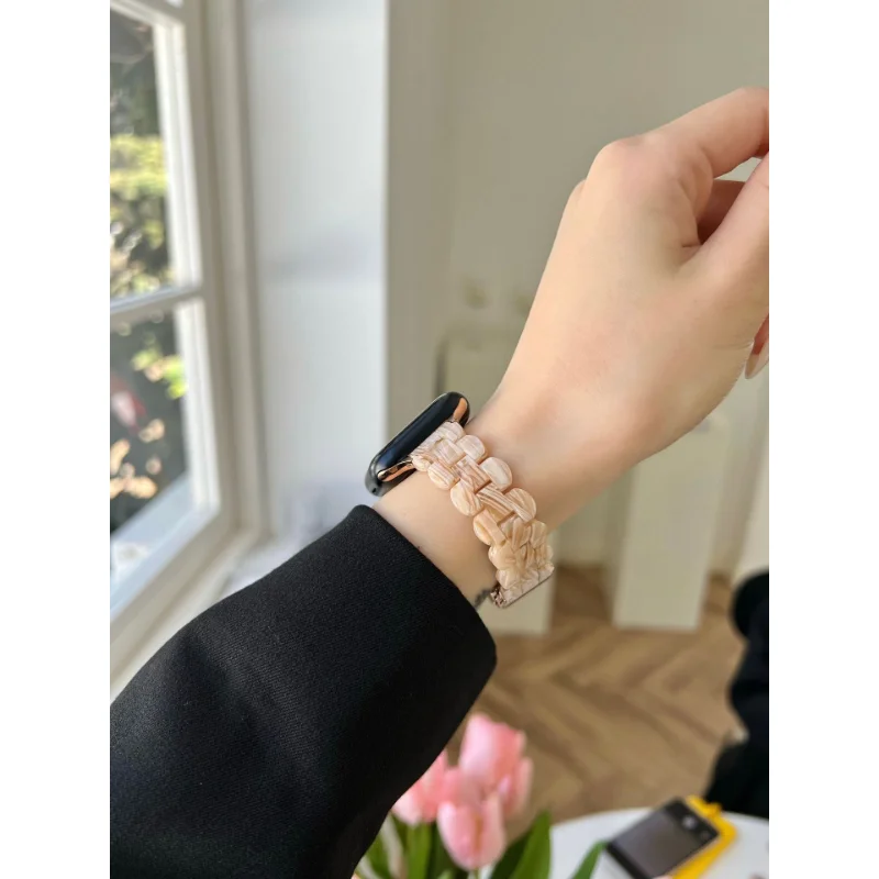 Полимерный браслет для Apple Watch Band 44 мм 40 мм 45 мм 41 мм 38 мм 42 мм, сменный Браслет для iWatch Series 8 Ultra 7 SE