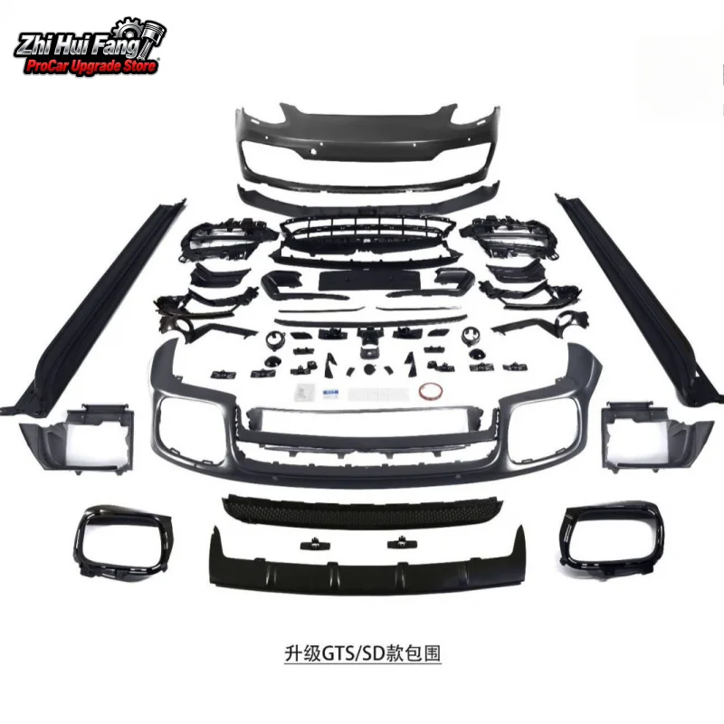

Suitable for 17-23 Panamera 971 Upgrade GTS Full Body Kit Excluding Daytime Running Lights