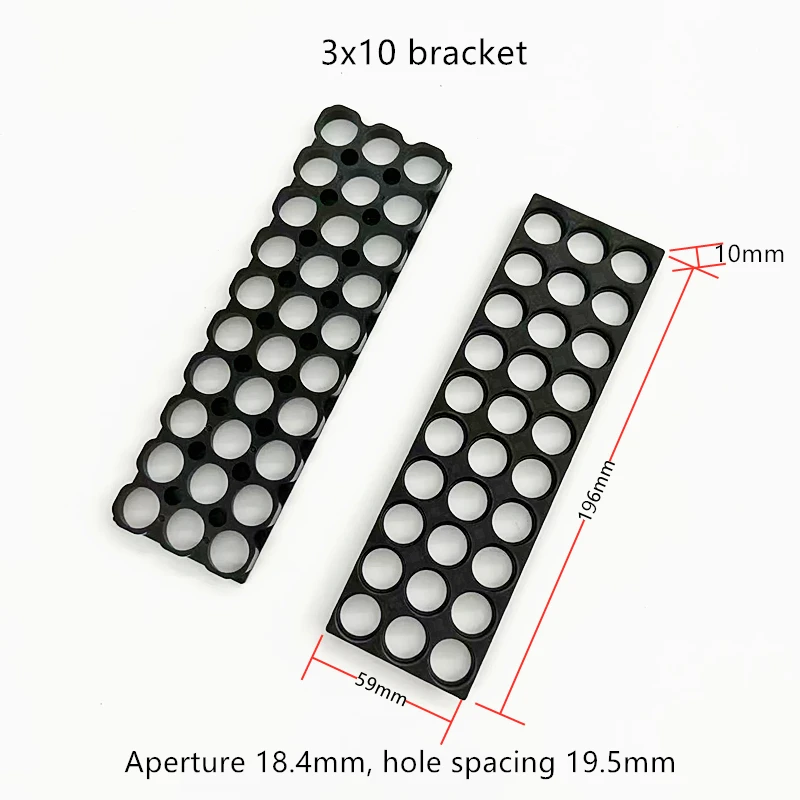 18650 overall fixed bracket with an aperture of 19.5mm, handmade electric vehicles, solar toys, etc. 18650 battery pack