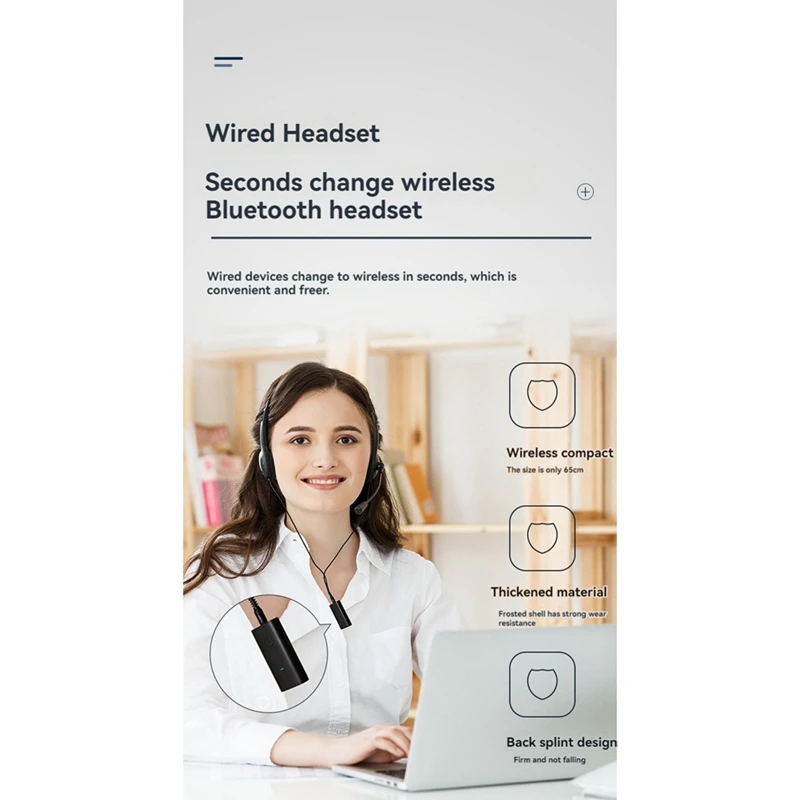 Bluetoothワイヤレスレシーバー,マイク付きレシーバー,アダプター5.1,ラベリアアダプター,カーモバイルストリーミング,vlog