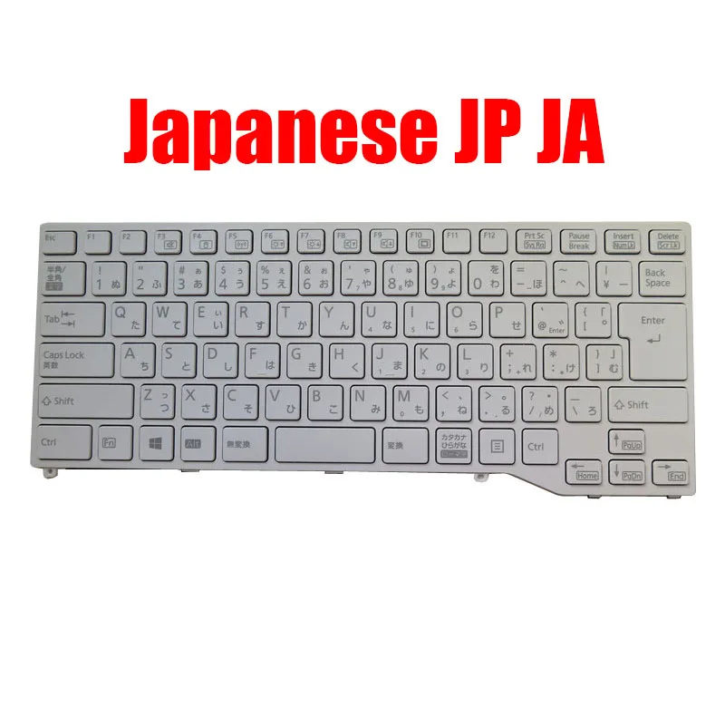 

Laptop Keyboard For Fujitsu For Lifebook LH348 LH548 LH35/C2 LH55/C2 FMVL35C2W FMVL55C2W CP759749-01 FJM16J50J03D852 Japanese JP