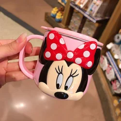 Cartoon cute Cup Mickey Minnie Mouse Stitch Frozen Elsa Milk Cup 3D tazza in acciaio inossidabile tazza per bambini regalo di natale