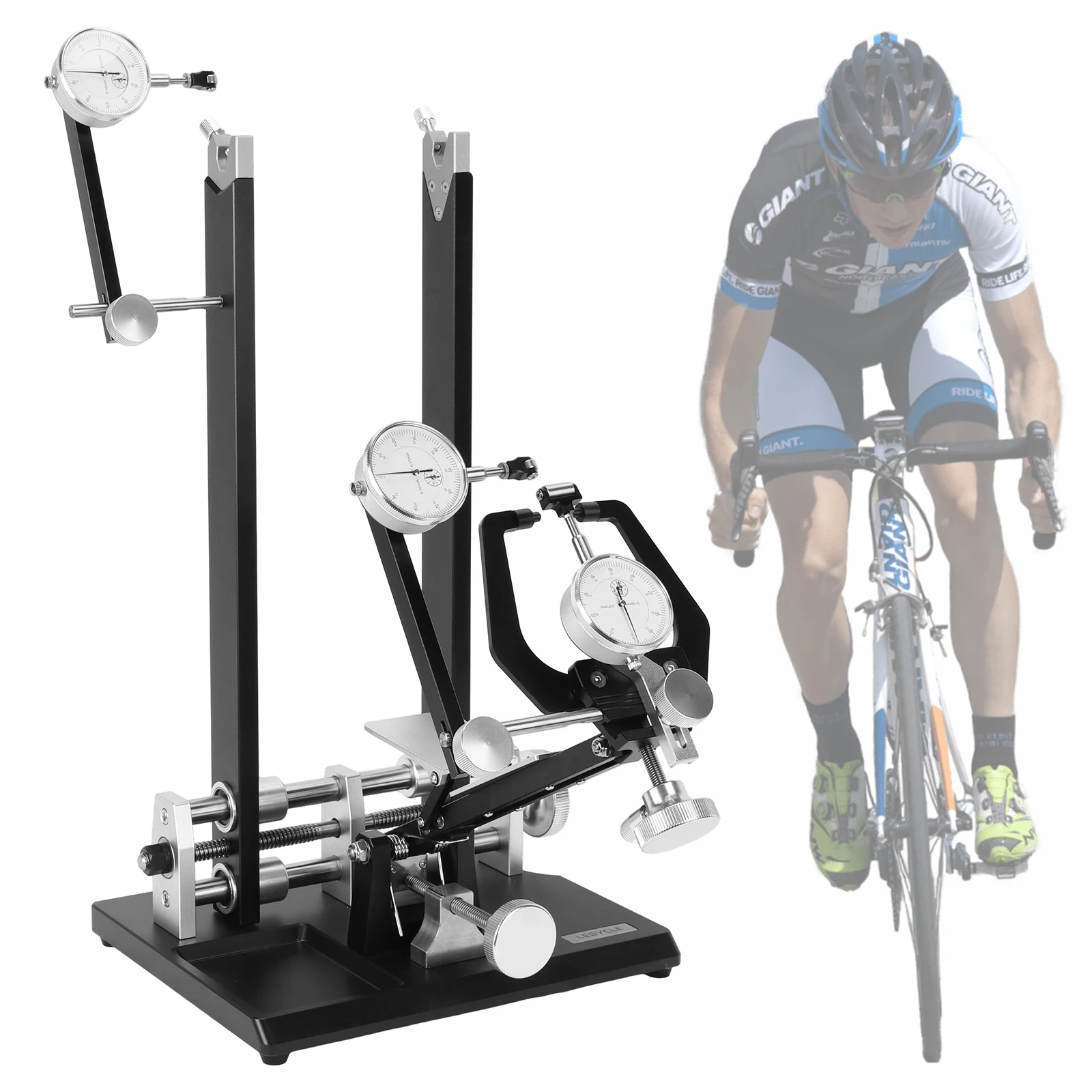 

Bike Wheel Truing Stand with Magnetic Tool Holder MTB Road Bike Wheel Calibration Stand for 12in 700C Wheels for Cycling Repair