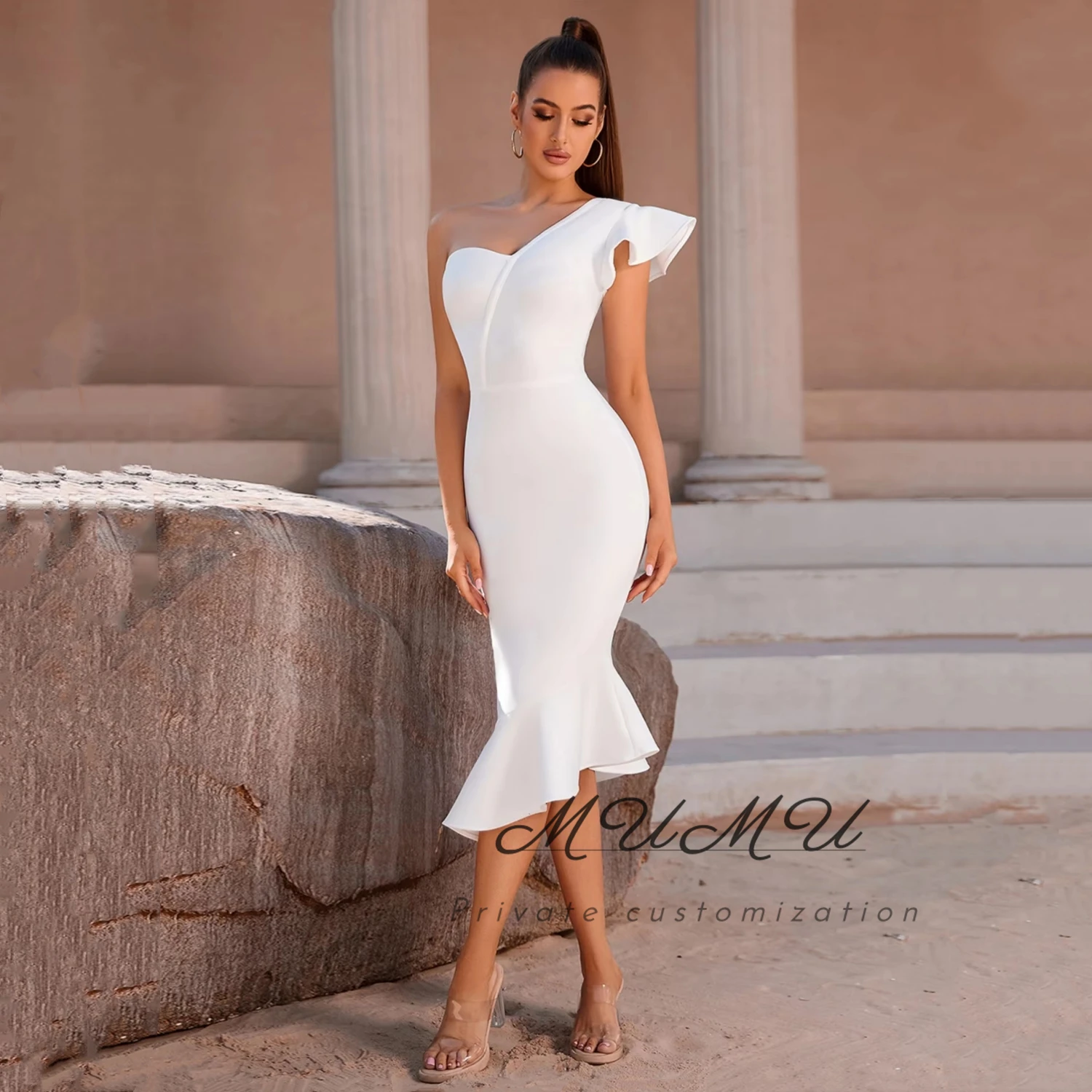 

MuMu Customized Evening Dress for Special Occasions Prom Dress فساتين سهرة Платье Вечернее Women Elegant Party Dress white dress