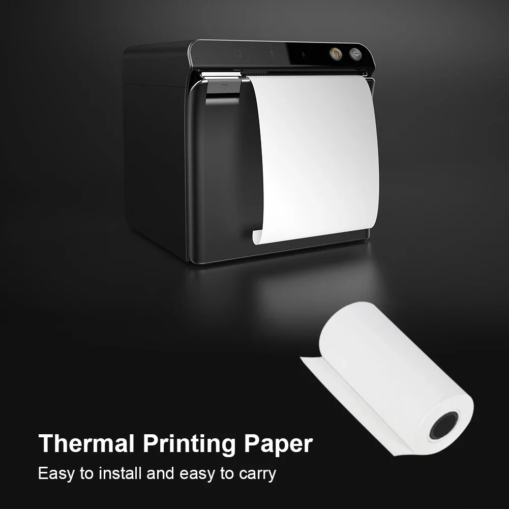 5/10 Rolls Thermal Paper Camera Printing White Children Camera Wood Pulp Instant Print Kids Rolling Paper Miniprinter Accessory