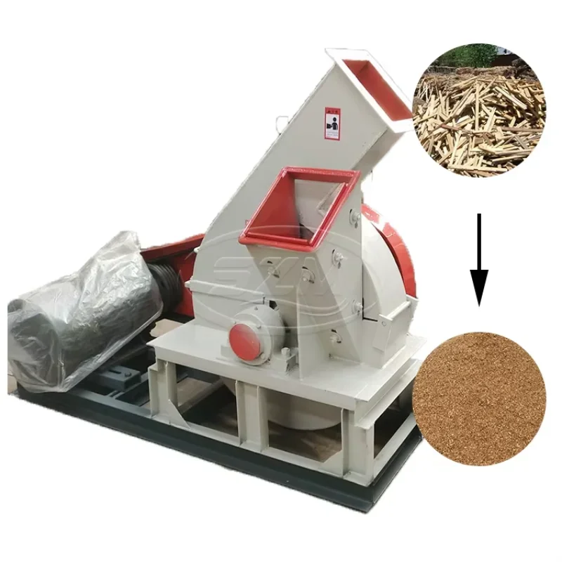 10 Inch Forestry Portable Self-Propelled  Tire Version Mobile Carbide Scrap Plank Shredder Wood Miscellaneous Wood Chipper