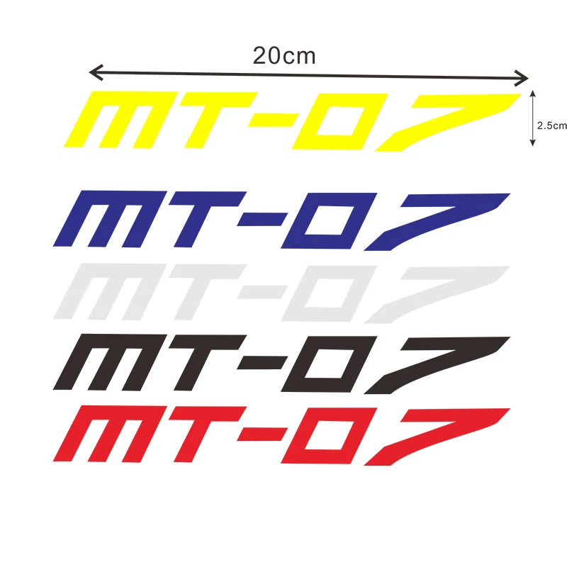 

Мотоциклетные наклейки с эмблемами, наклейка на ракушки для YAMAHA MT-07 MT07 MT 07, логотип a pair