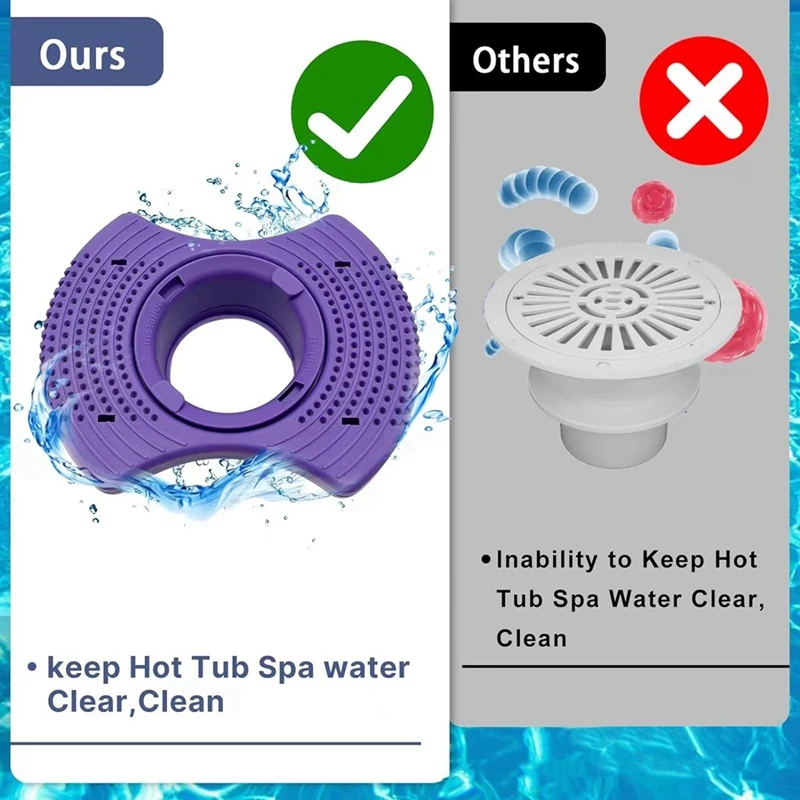 Filtre Spa BAAG-2Pcs Dimension One, remplacement pour Spa Vision Dimension One, 01512-261 pour filtre de jacuzzi Vision