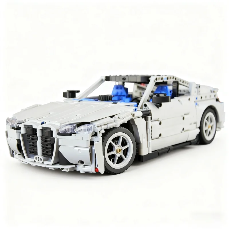 

1303PCS MOC City Champions Super Car Sport M4 Competition B Model Technology DIY Assembly Building Blocks Display Birthday Gift