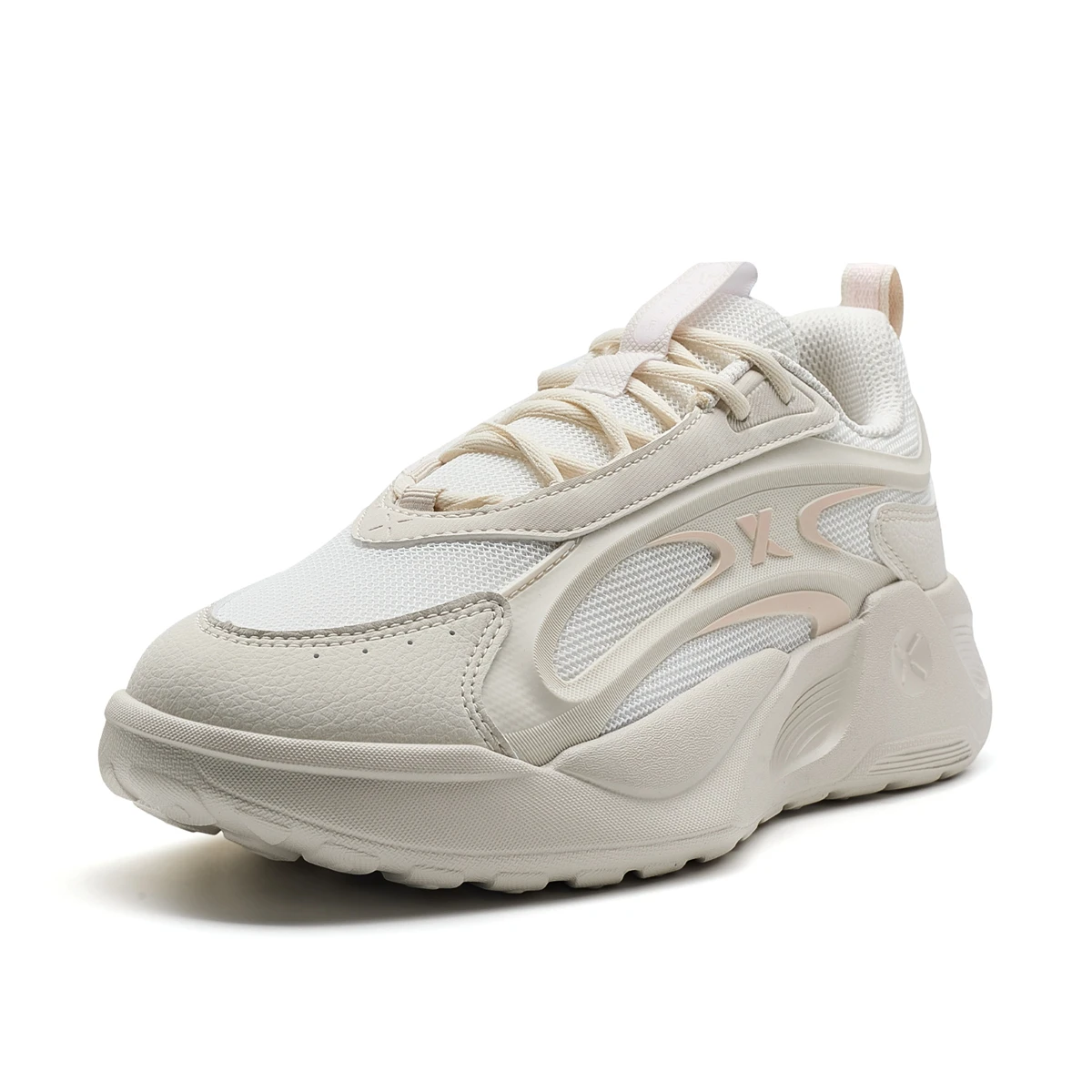 Xtep Starfall TD Casual Shoes Spring New Breathable Mesh Sports Shoes Retro Lightweight For Women Vintage Sneaker 875318320020