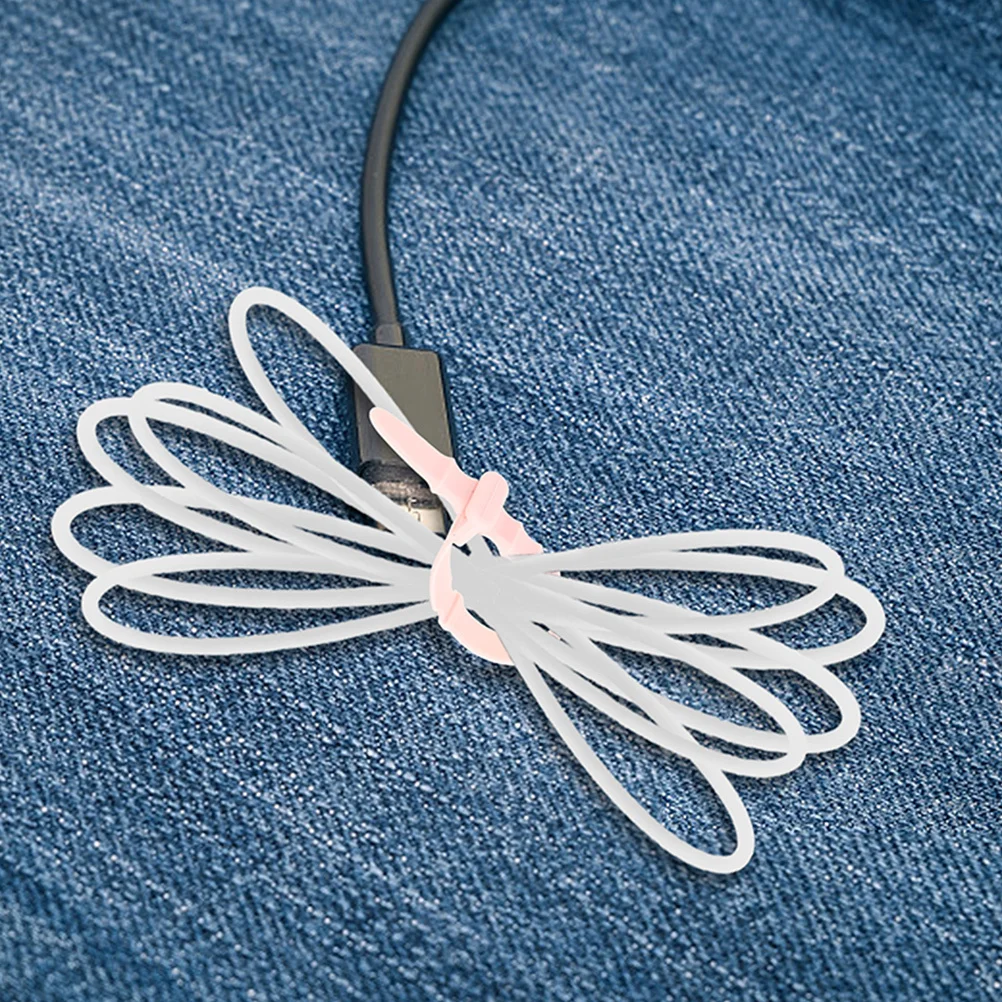 12Pcs Silicone Cable Storage Tool Efficient Cord Winder for Data Cables Organization Tangle-Free Desktop Management